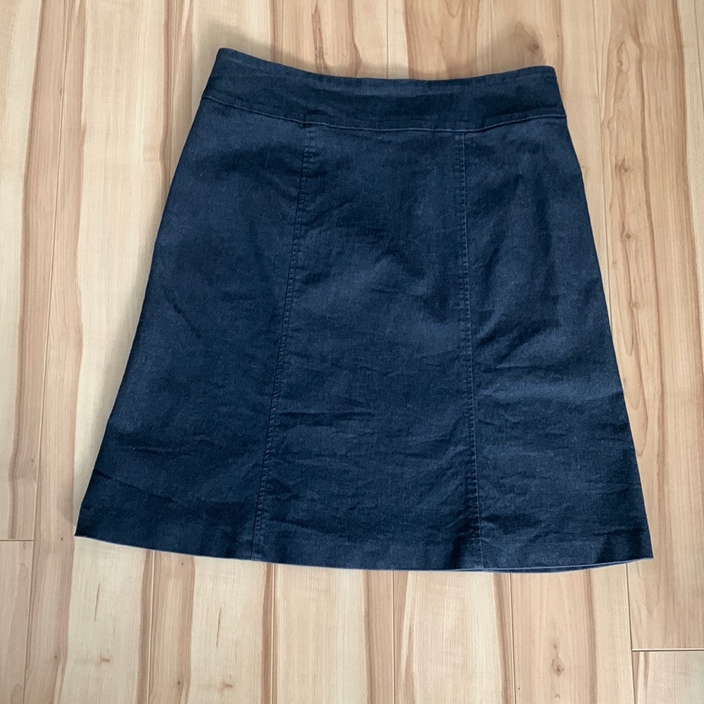Reitman’s skirt - black denim. Size 8.